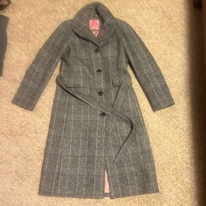 Kate Spade Houndstooth Wool Coat